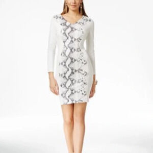 Thalia Sodi XLarge snakeskin print bodycon dress